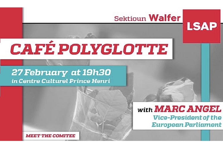 Café Polyglotte - with Marc Angel,  Vice-President of the European Parliament