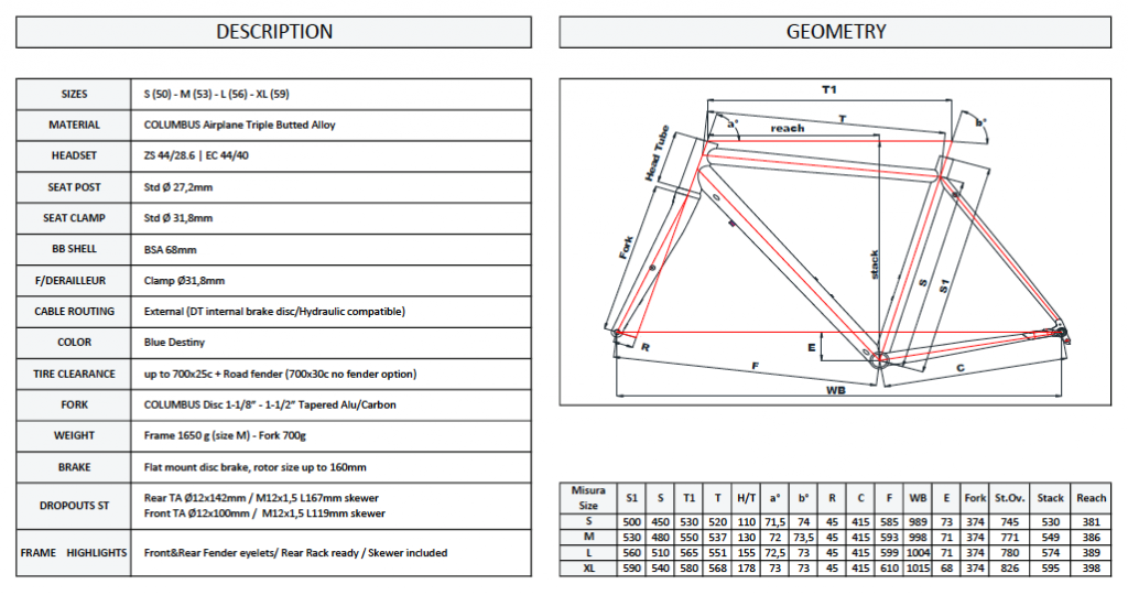 cinelli semper frameset